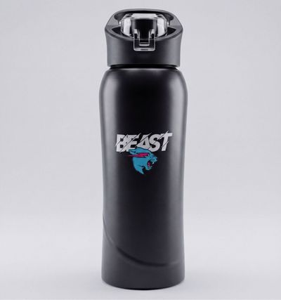 Botilito Mr Beast Iconic Black — Feastables Colombia