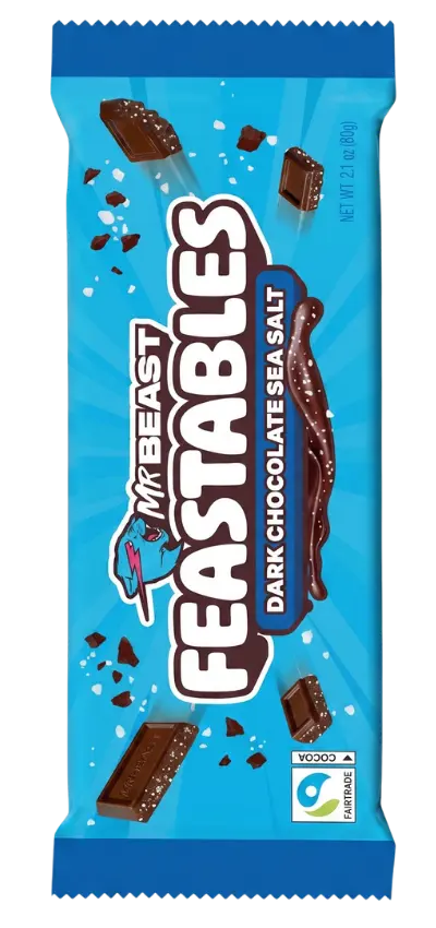 Dark Chocolate Sea Salt — Feastables Colombia