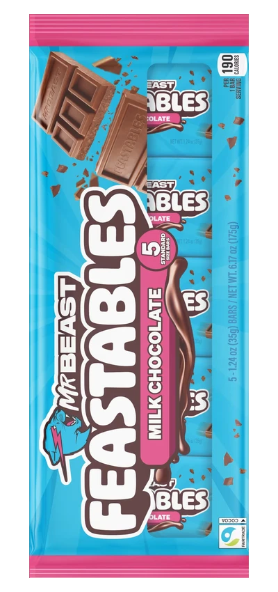 Milk Chocolate Pack — Feastables Colombia